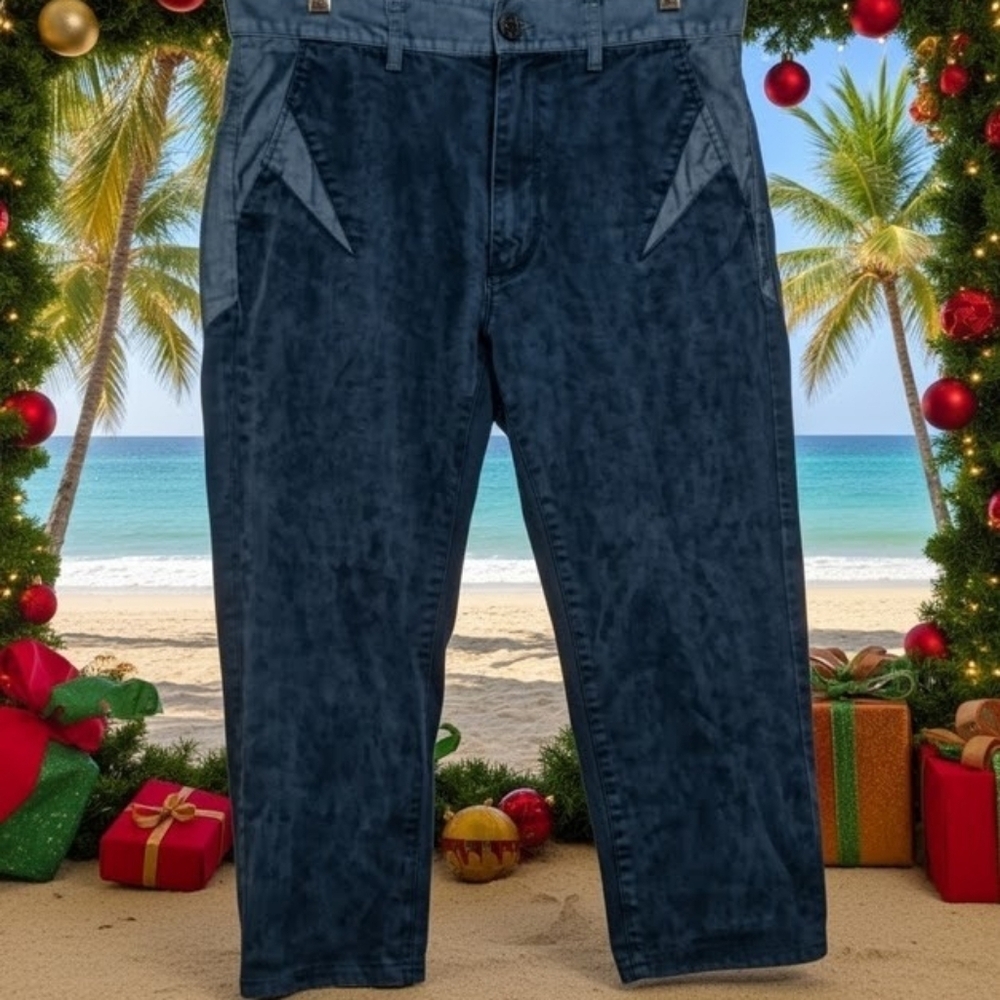 Five CM (5cm) Cropped Men's Trousers / Pants, Large